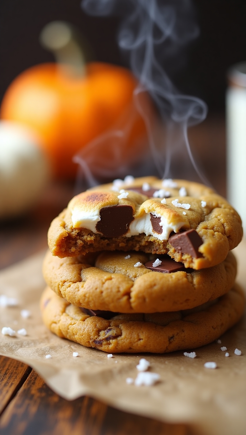 Pumpkin S’mores Cookies Recipe – PlatterJoy