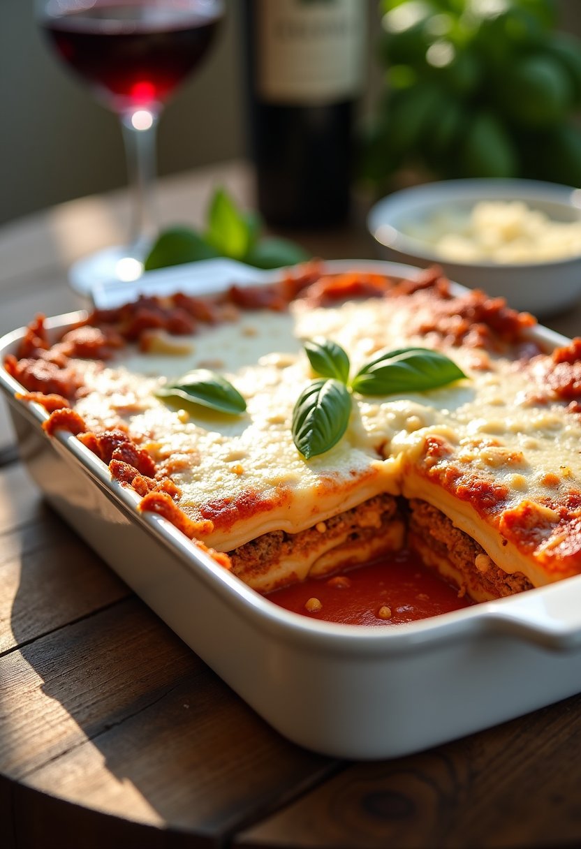 Easy Lasagna Recipe dish