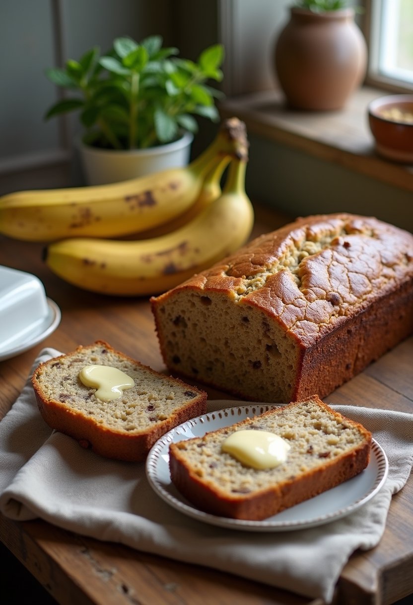 Homemade Banana Bread Recipe final dish