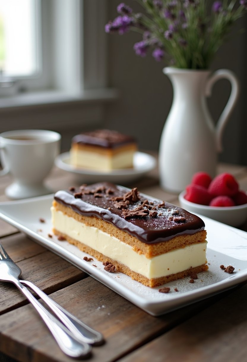 No Bake Eclair Cake Recipe final dish