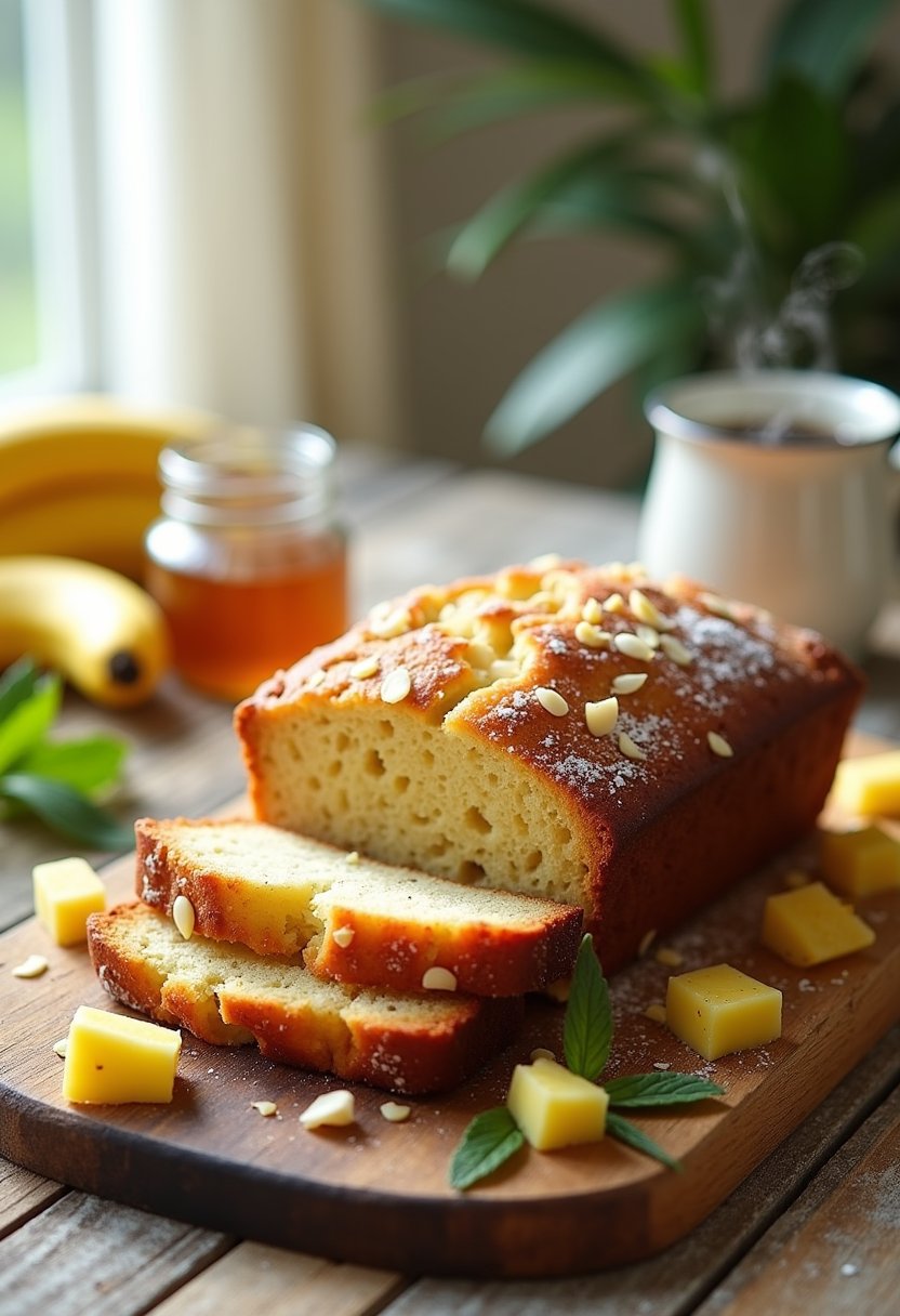 Coconut Pineapple Banana Bread Recipe final dish