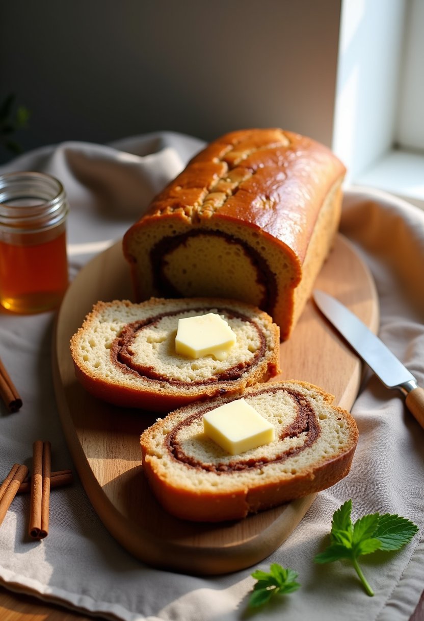 Amish Cinnamon Bread Recipe dish