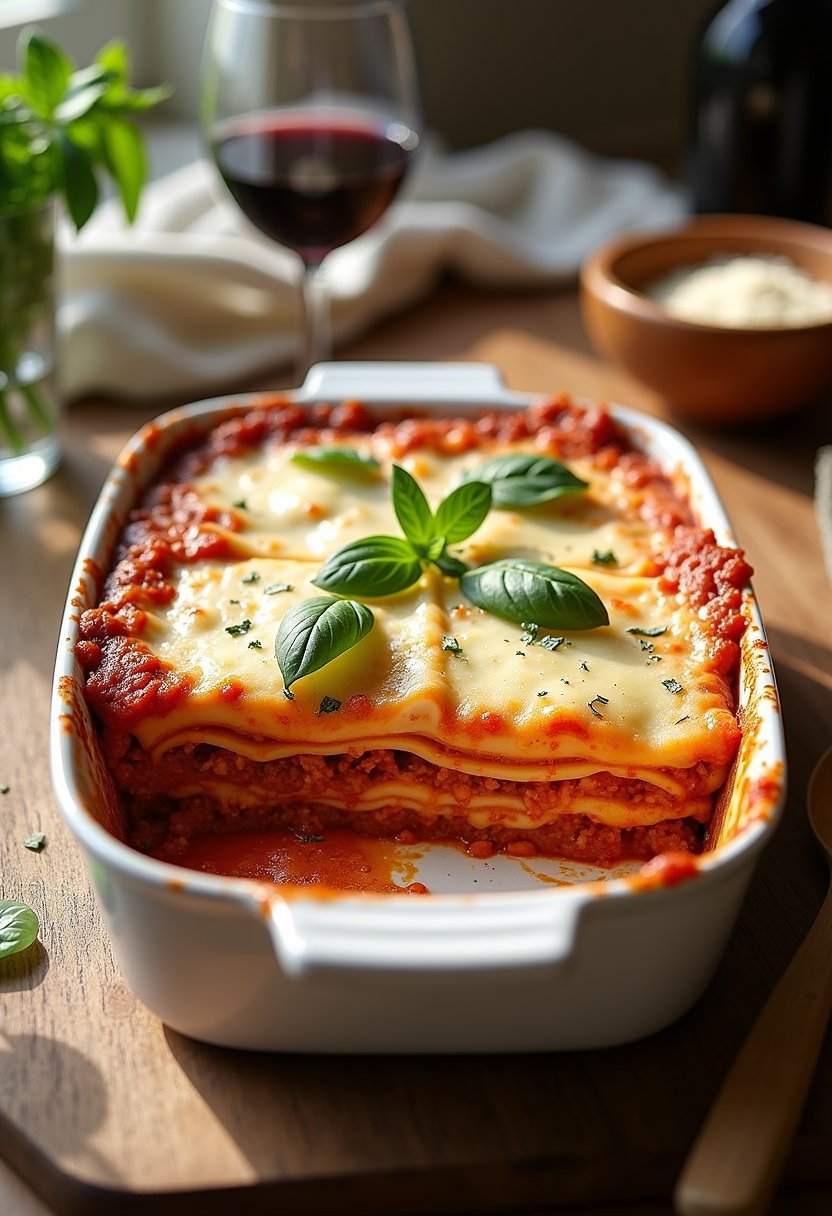 Easy Lasagna Recipe final dish