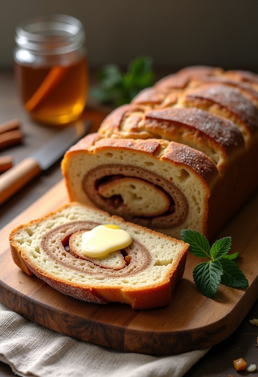 Amish Cinnamon Bread Recipe final dish