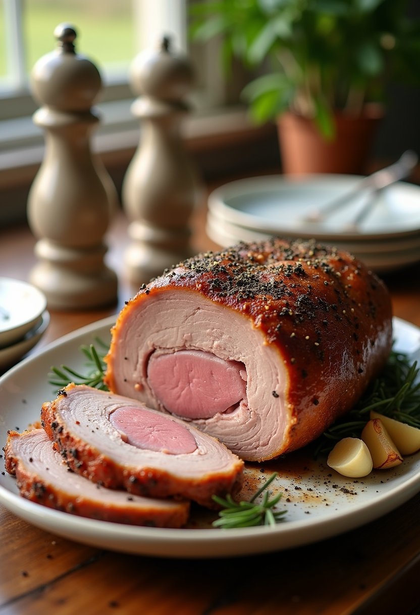 Kirkland Pork Sirloin Tip Roast final dish