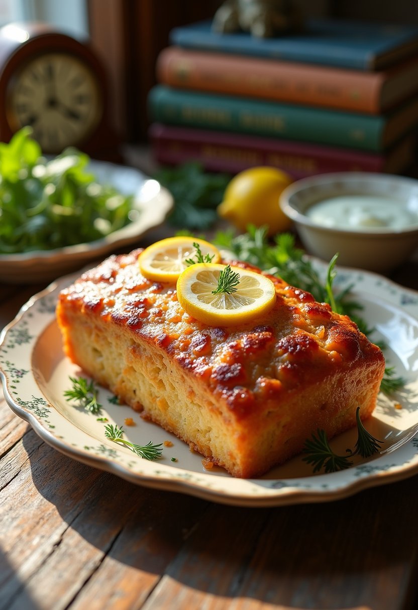 Old-Fashioned Salmon Loaf final dish