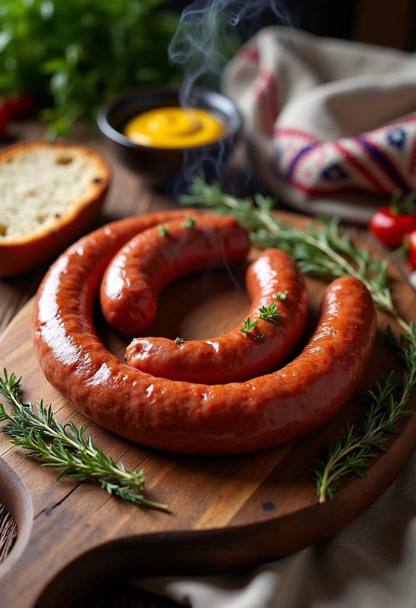 Slovak Sausage final dish