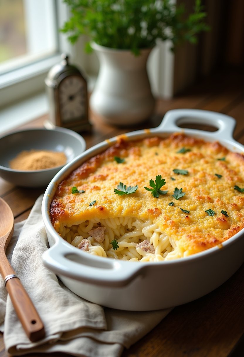 Barefoot Contessa Tuna Casserole dish