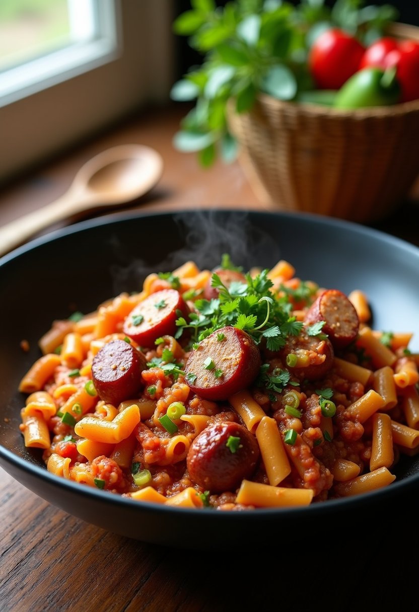 Cajun Ninja Pastalaya dish