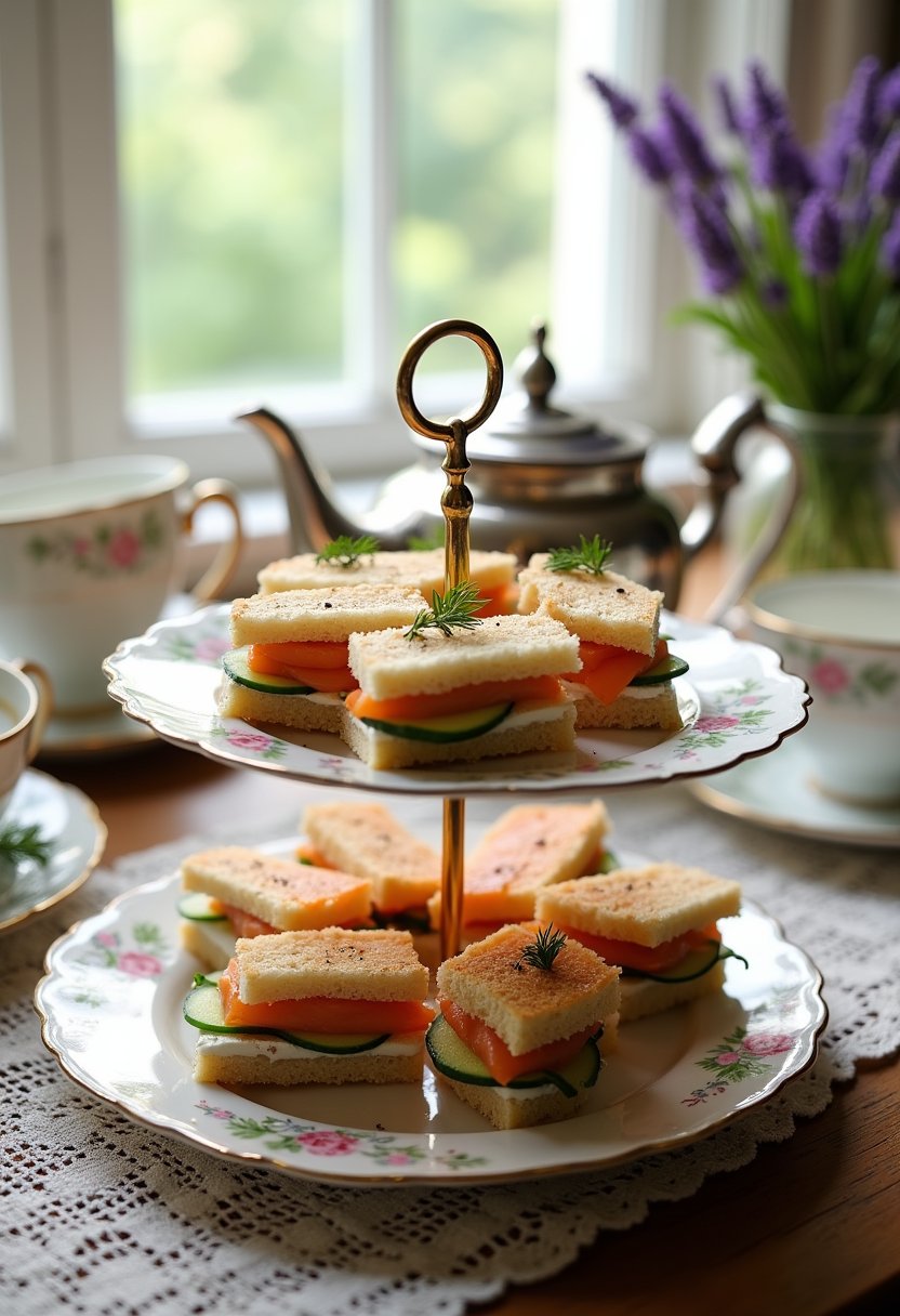 Barefoot Contessa Tea Sandwiches final dish