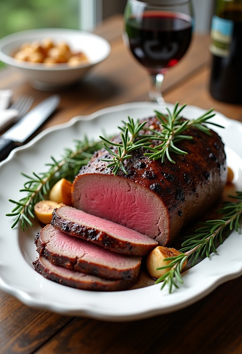 Barefoot Contessa Sirloin Tip Roast final dish