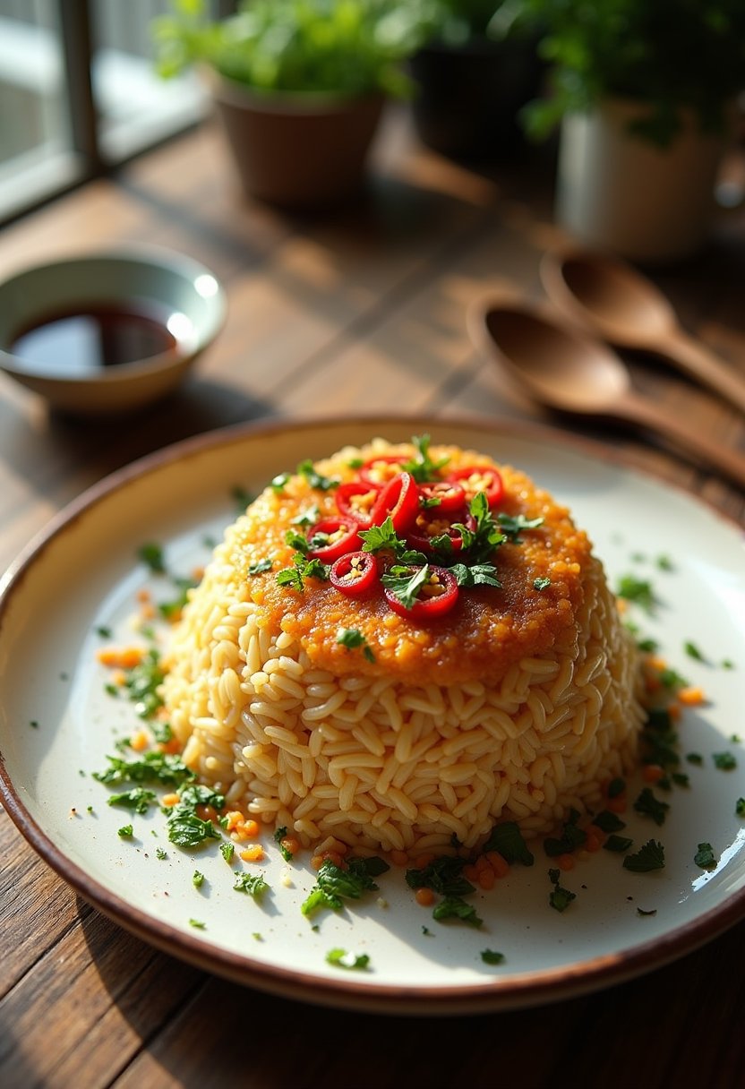 Bobby Flay Crispy Rice final dish