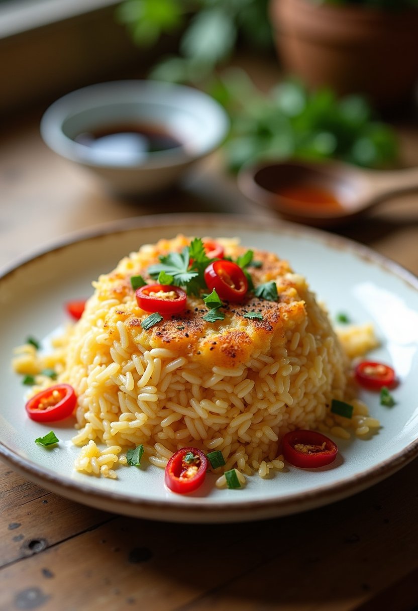 Bobby Flay Crispy Rice dish