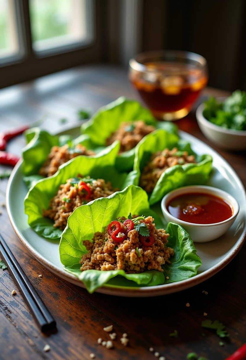 Cheesecake Factory Thai Lettuce Wraps dish