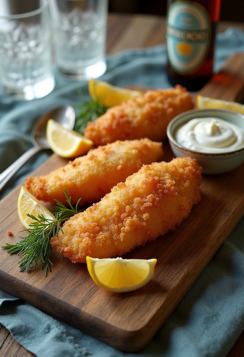 Beer-Battered Fish (Bobby Flay) final dish