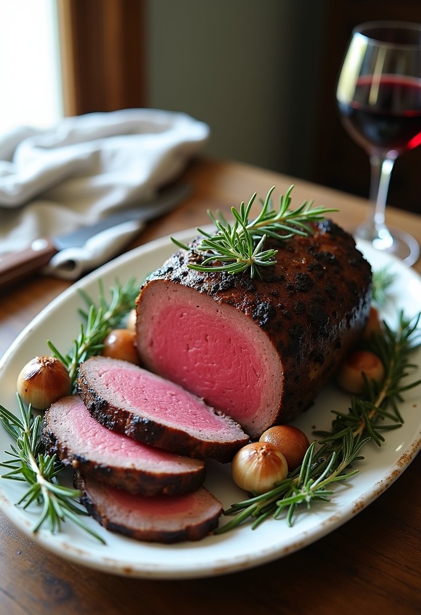 Barefoot Contessa Sirloin Tip Roast dish